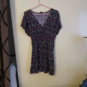 Faded Glory women's colorful and vibrant blouse Size 2x 18W-20W